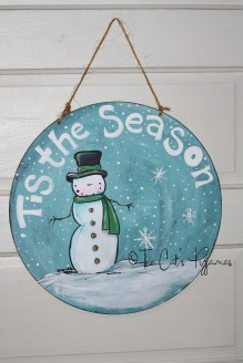 'Tis the Season Door Hanger